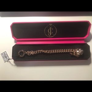 Juicy Couture Bow Toggle Heart Crown Bracelet